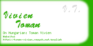 vivien toman business card